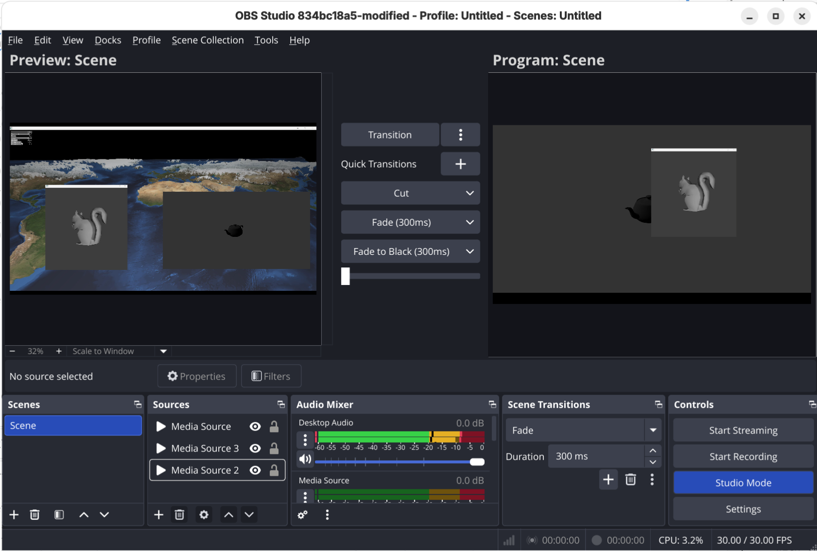 OBS FOV multitrack stream